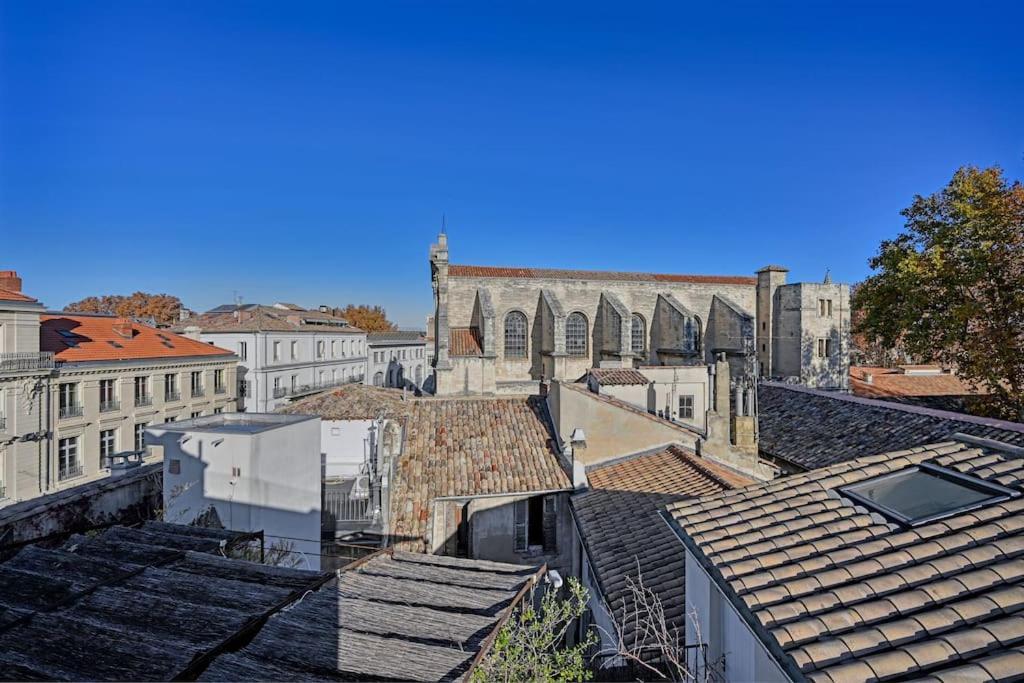 Le Loft Des Papes - 2 Terrasses - Vue Panoramique Sur La Ville - Ac Clim Авиньон Екстериор снимка